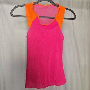 Sheer Pink & Orange Night Shirt Women's Size Small - no tags